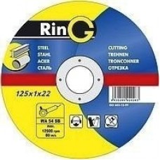  Ring круг отрезной по металлу, 125 х 1,0 х 0,22 